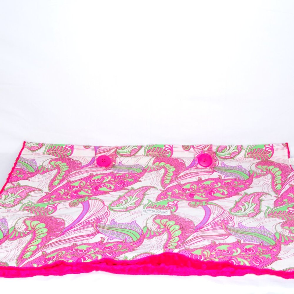 Carseat Canopy Pink Paisley Carseat Cover